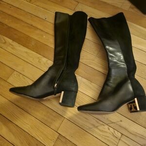 Tory Burch Black Heeled Boots